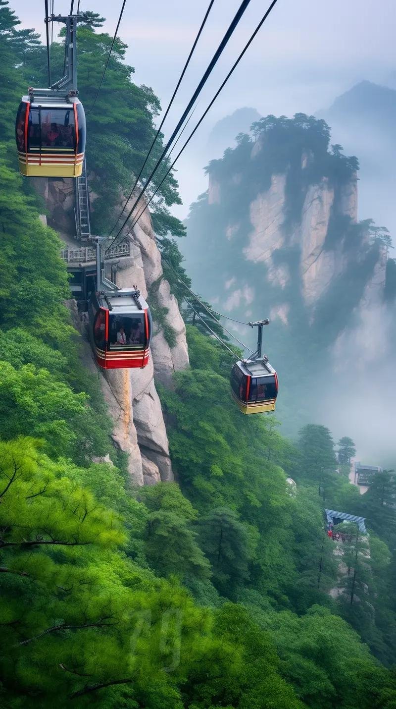 Mount Hua, located in Huayin City