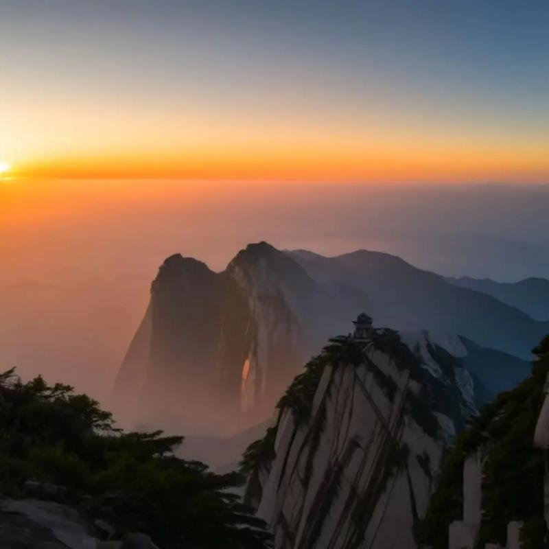 Mount Hua, located in Huayin City