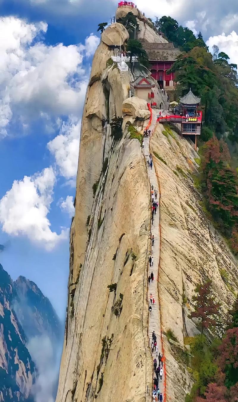 Mount Hua, located in Huayin City