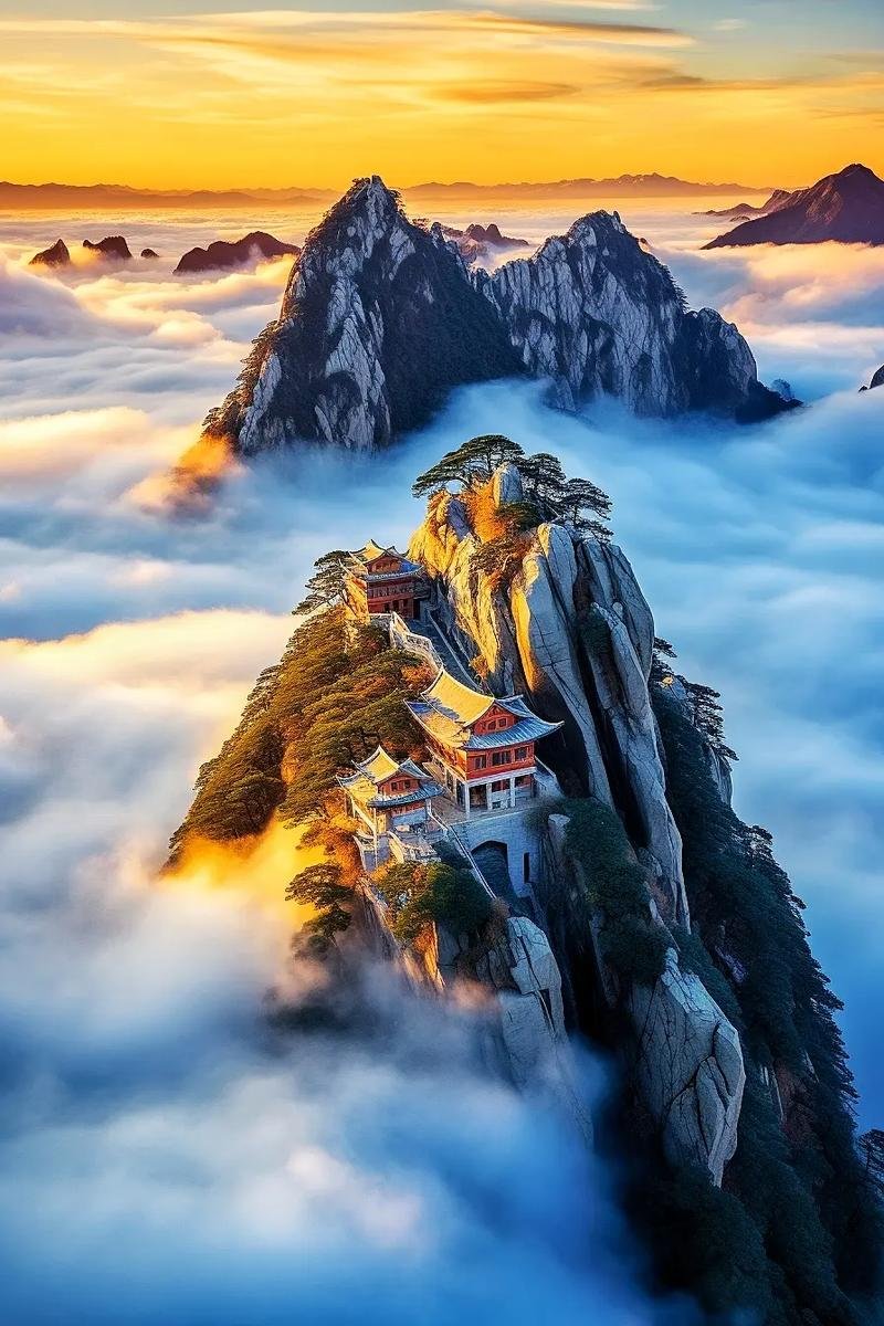 Mount Hua, located in Huayin City