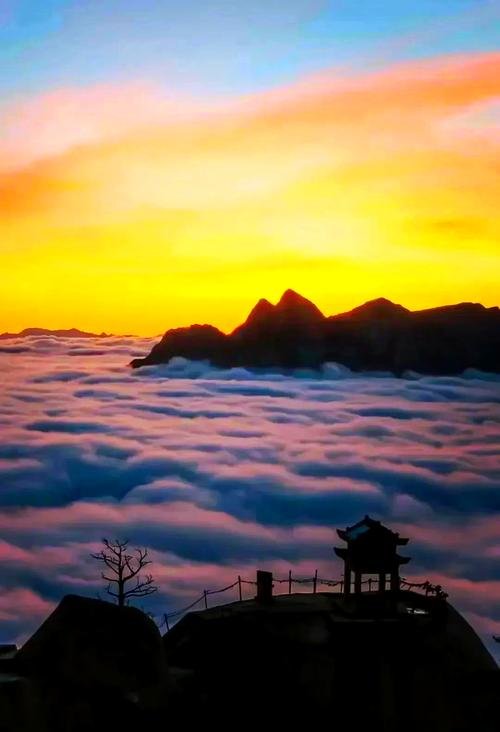 Mount Hua, located in Huayin City