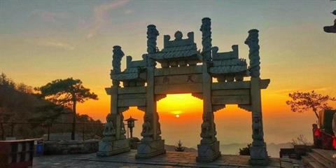 Sunset Mount Tai