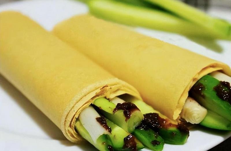 Pan Cake Wrapped Scallions Mount Tai 3