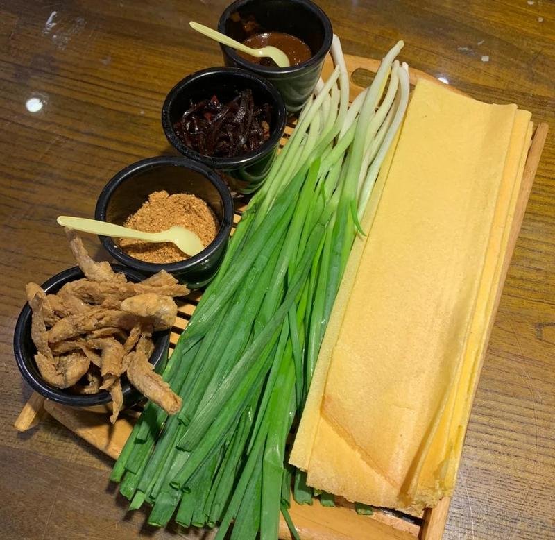 Pan Cake Wrapped Scallions Mount Tai 5