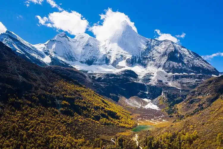 Panoramic View Of Daocheng Yading