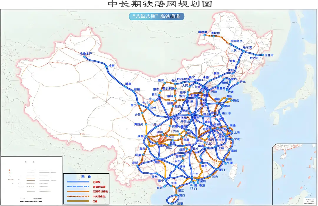High Speed Rail Map